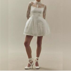 BHLDN White Lace Wedding Dress